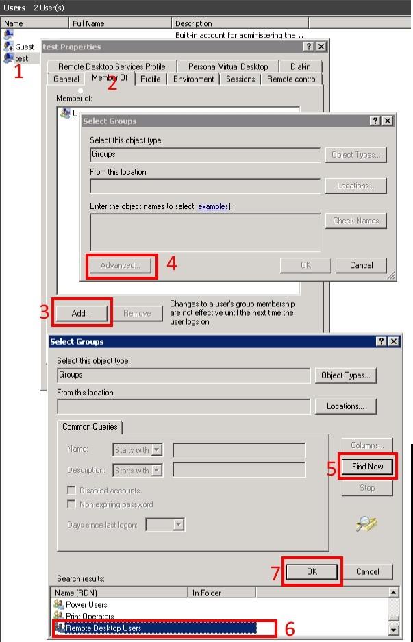 Windows Server 2008: создание нового пользователя