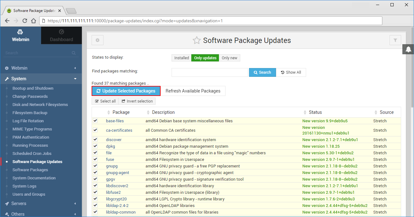 Software Package Updates