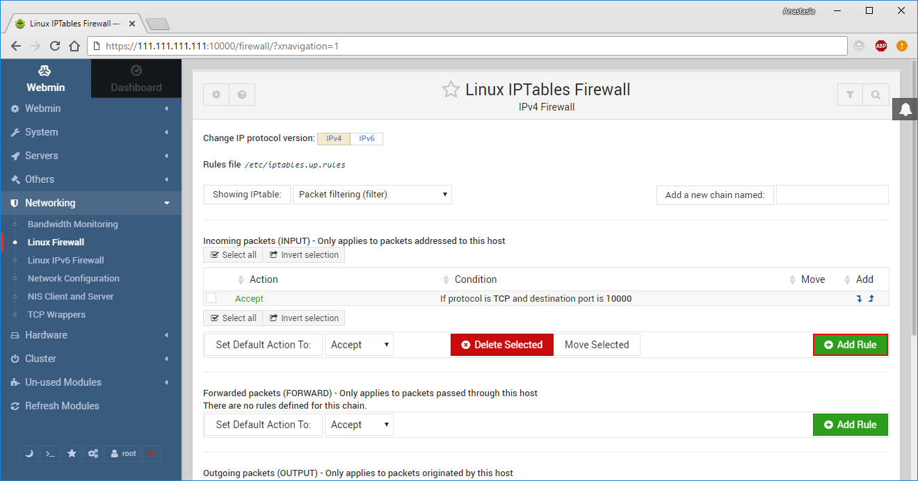 Linux IPTables Firewall