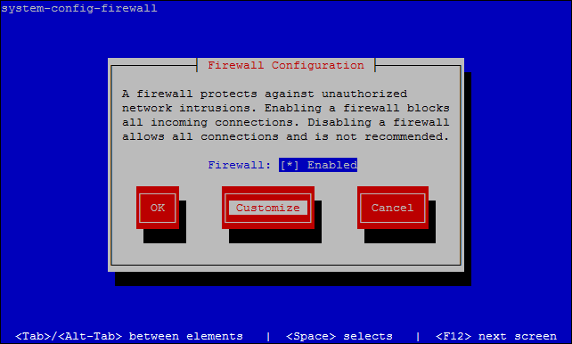 Firewall Configuration