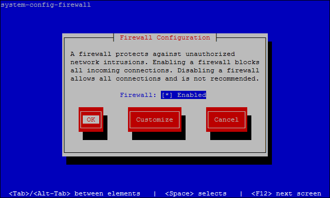 Firewall Configuration