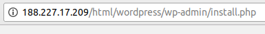 wordpress install.php