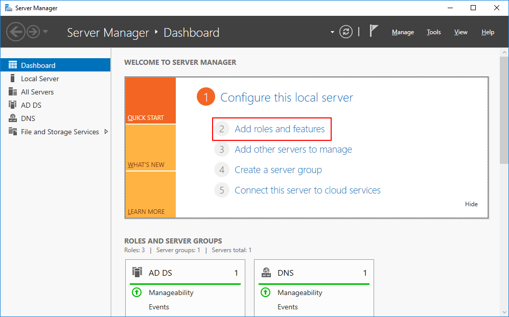 Server Manager