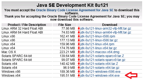 установщик jdk