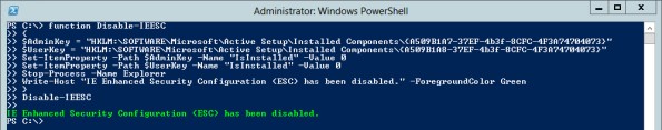 Обновление настроек IE через PowerShell