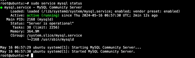 faq mysql status